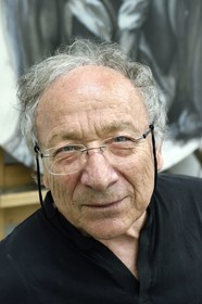 France, Ivry sur Seine, the artist Ernest Pignon-Ernest in his studio