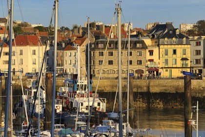 France, Seine-Maritime (76), Dieppe, le port et le quartier du Pollet