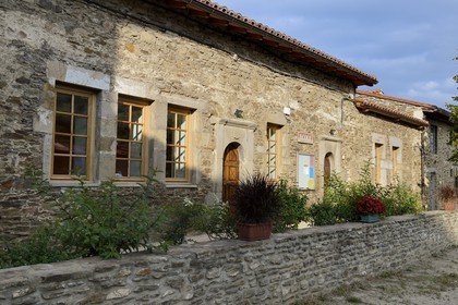 France, Loire, Parc Naturel Regional du Pilat (Natural Regional Park of Pilat), Sainte Croix en Jarez, labelled Les Plus Beaux Villages de France (The Most Beautiful Villages of France), the former Carthusian monastery, the school