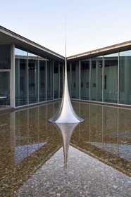 France, Bouches du Rhone,  Le Puy Sainte Reparade, Chateau La Coste vineyard and contemporary art center, Art Center by the architect Tadao Ando, Mathematical Model 012 by the artist Hiroshi Sugimoto in the foreground (Compulsory Mention)