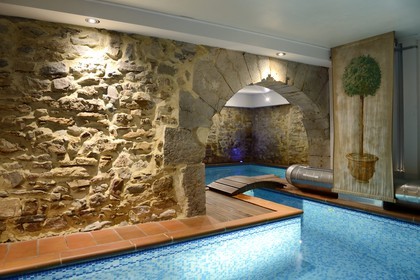 France, Rhone, Lyon, the Grand Hôtel des Terreaux, indoor Swimming Pool