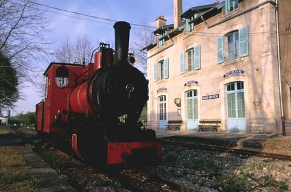 France, Côte-d' Or (21), Bligny-sur-Ouche, chemin de fer touristique de la vallée de l' Ouche