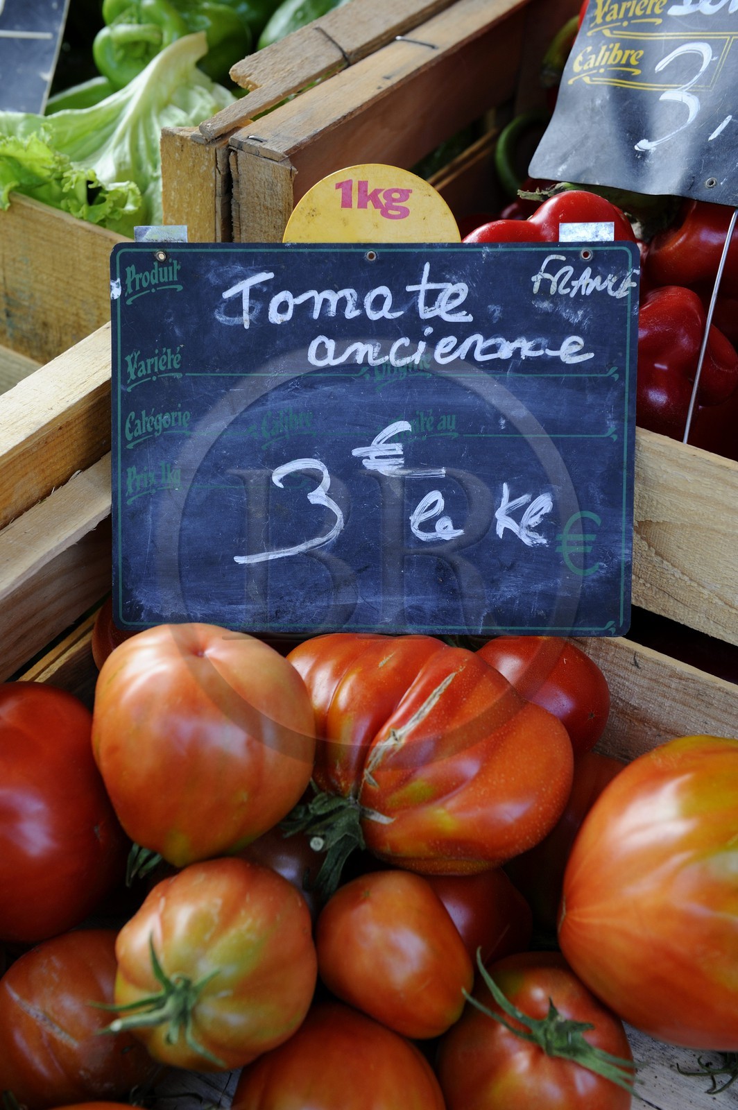 France, Var (83), Provence Verte, Saint-Maximin-la-Sainte-Baume, le marché