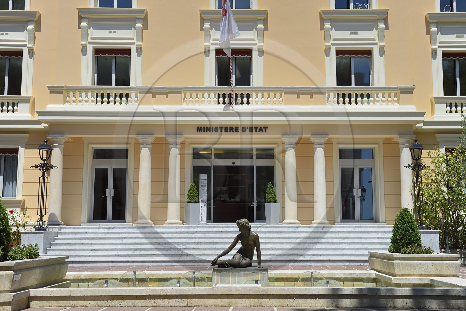 Principauté de Monaco, Monaco, le Rocher, le Ministère d'Etat où siège le gouvernement Principauté de Monaco, Monaco, le Rocher, le Ministère d'Etat où siège le gouvernement