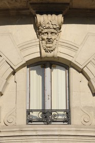 France, Hérault (34), Montpellier, immeubles 19ème siècle rue Foch