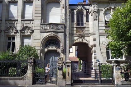 France, Moselle, Metz, Imperial district, Jugendstil villa on Avenue Foch