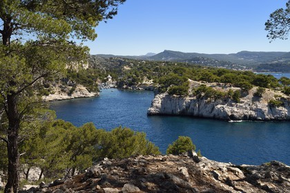 France, Bouches-du-Rhône (13), Cassis, Parc national des Calanques, Calanque de Port-Miou (demande d'autorisation nécessaire avant publication)