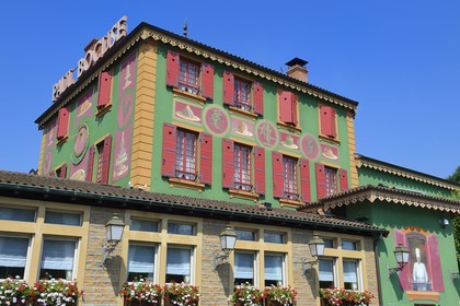 France, Rhone, Collonges au Mont d'Or, Paul Bocuse Restaurant L'Auberge du Pont de Collonges, three Michelin stars since 1965