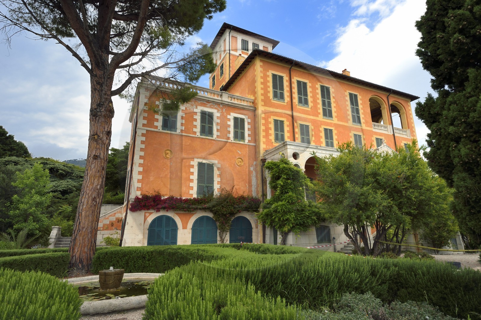 Italie, Vintimille, Cap Mortola près de Menton en France, le jardin botanique Hanbury (Giardini botanici Hanbury)