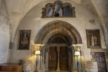 France, Alpes-Maritimes (06), Mandelieu-la-Napoule, chateau de La Napoule (XII-XIXe siècle) reconstruit en grande partie au début du XXème siècle par le couple américain Henry et Marie Clews, il abrite désormais le Clews Center for the Arts