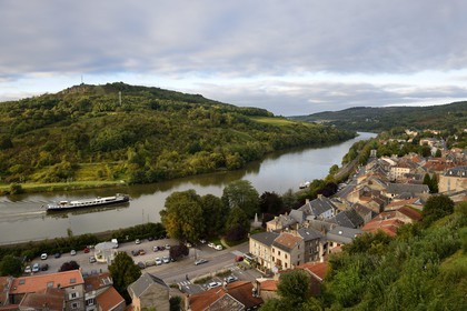 France, Moselle (57), vallée de la Moselle, Sierck-les-Bains en bordure de la Moselle