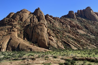 Namibia, Erongo region, Damaraland, the Great Spitzkoppe or Spitzkop (1784 m), granite mountain in the Namib Desert