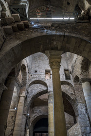 France, Bouches-du-Rhône (13), Marseille, Le Vieux Port, Abbaye Saint Victor, les anciens accès à la crypte