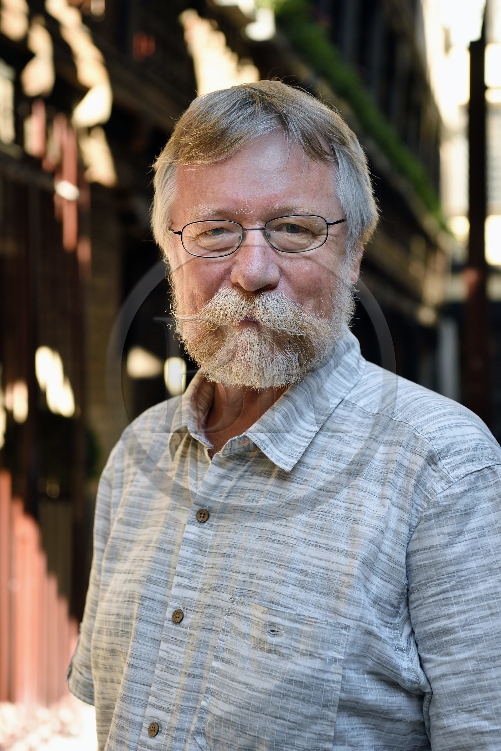France, Bas-Rhin (67), Strasbourg, l'écrivain de romans policiers historiques et régionalistes Jacques Fortier