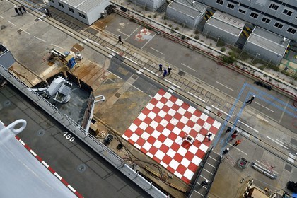 France, Var, Toulon, the naval base (Arsenal), the Charles de Gaulle nuclear-powered aircraft carrier on mid-life renovation, ground-to-air missiles for self-defense