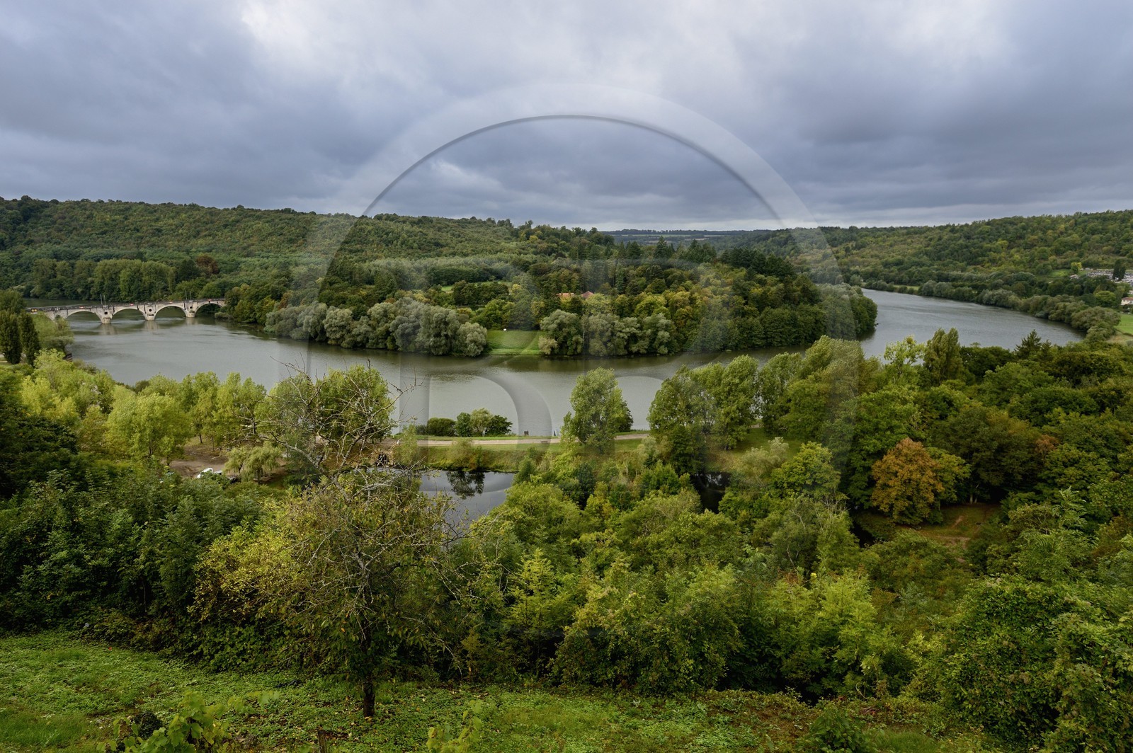 France, Meurthe-et-Moselle (54), Liverdun, boucle de la Moselle
