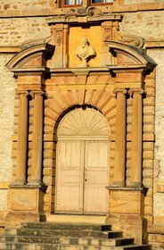 France, Saone et Loire, Mâconnais, castle of Cormartin, eastern aisle