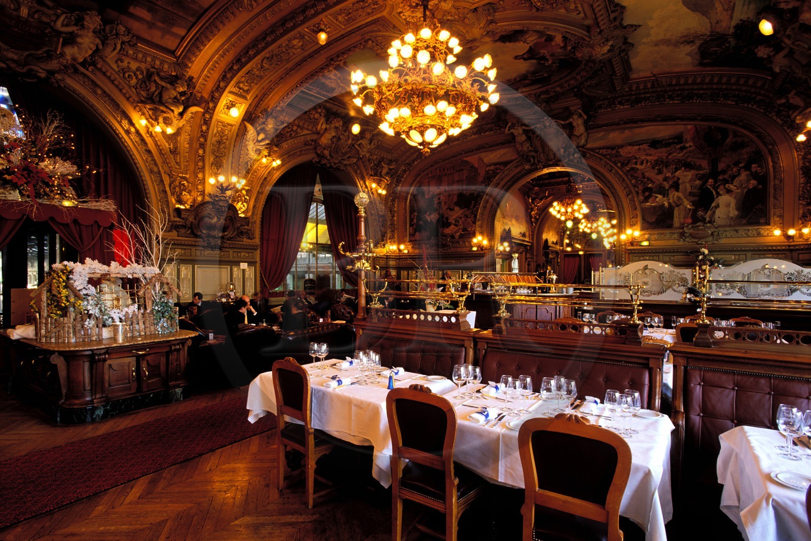 France, Paris (75), restaurant Le Train bleu de la gare de Lyon