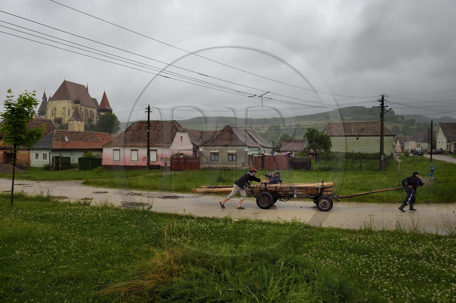 Roumanie, Transylvanie, Biertan, église fortifiée classée Patrimoine Mondial de l'UNESCO