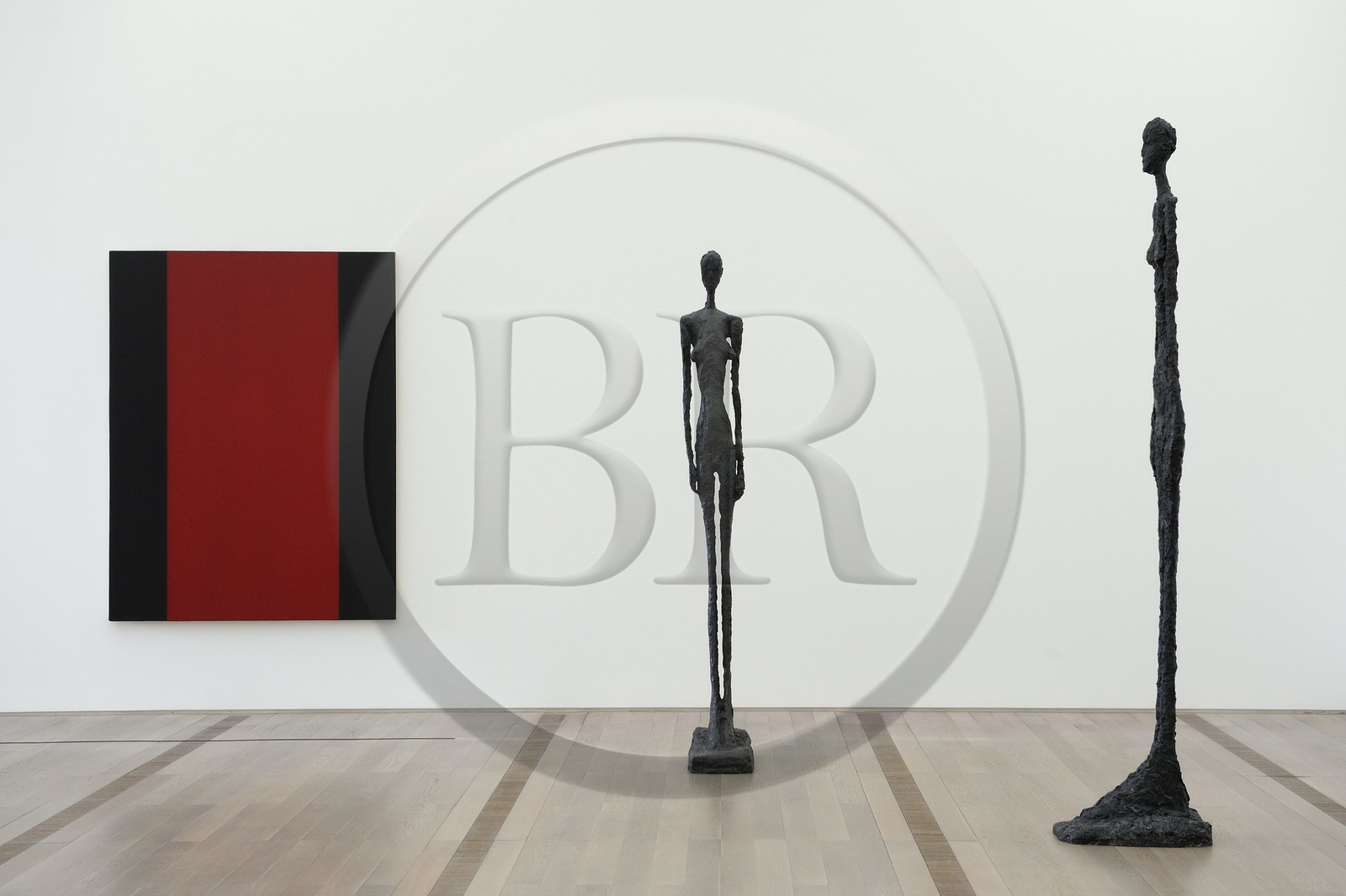 Suisse, Bâle, fondation Beyeler, oeuvres de Giacometti