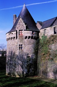 France, Morbihan (56), Pontivy, le château féodal (1485)
