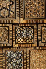 Egypt, Upper Egypt, Nile Valley, Luxor, the souk, decorated boxes