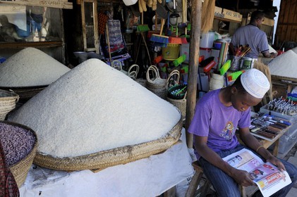 Tanzanie, Dar es-Salaam, marché de Kisutu