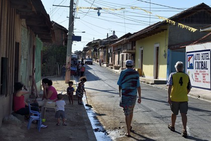 Nicaragua, Granada, quartier populaire dans le bas de la calle El Caimito