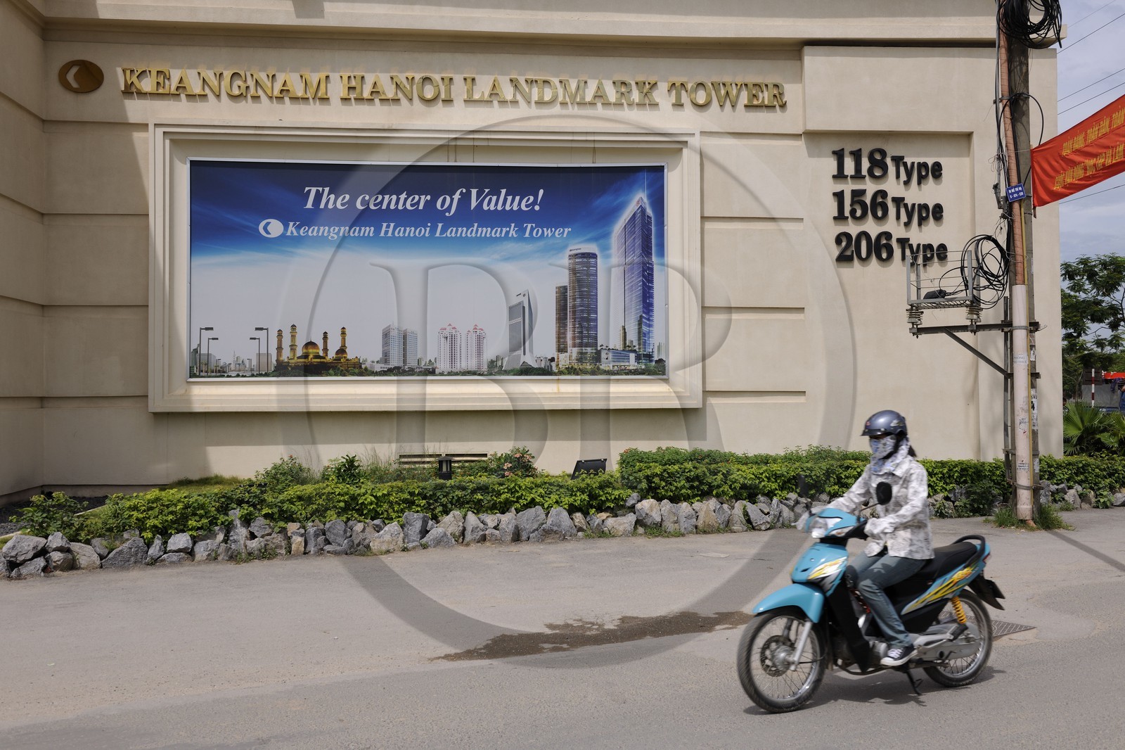 Vietnam, Hanoï, quartier de Cau Giay, le Keangnam Hanoi Landmark Tower est le plus haut gratte-ciel du pays de 336m sur Pham Hung Boulevard