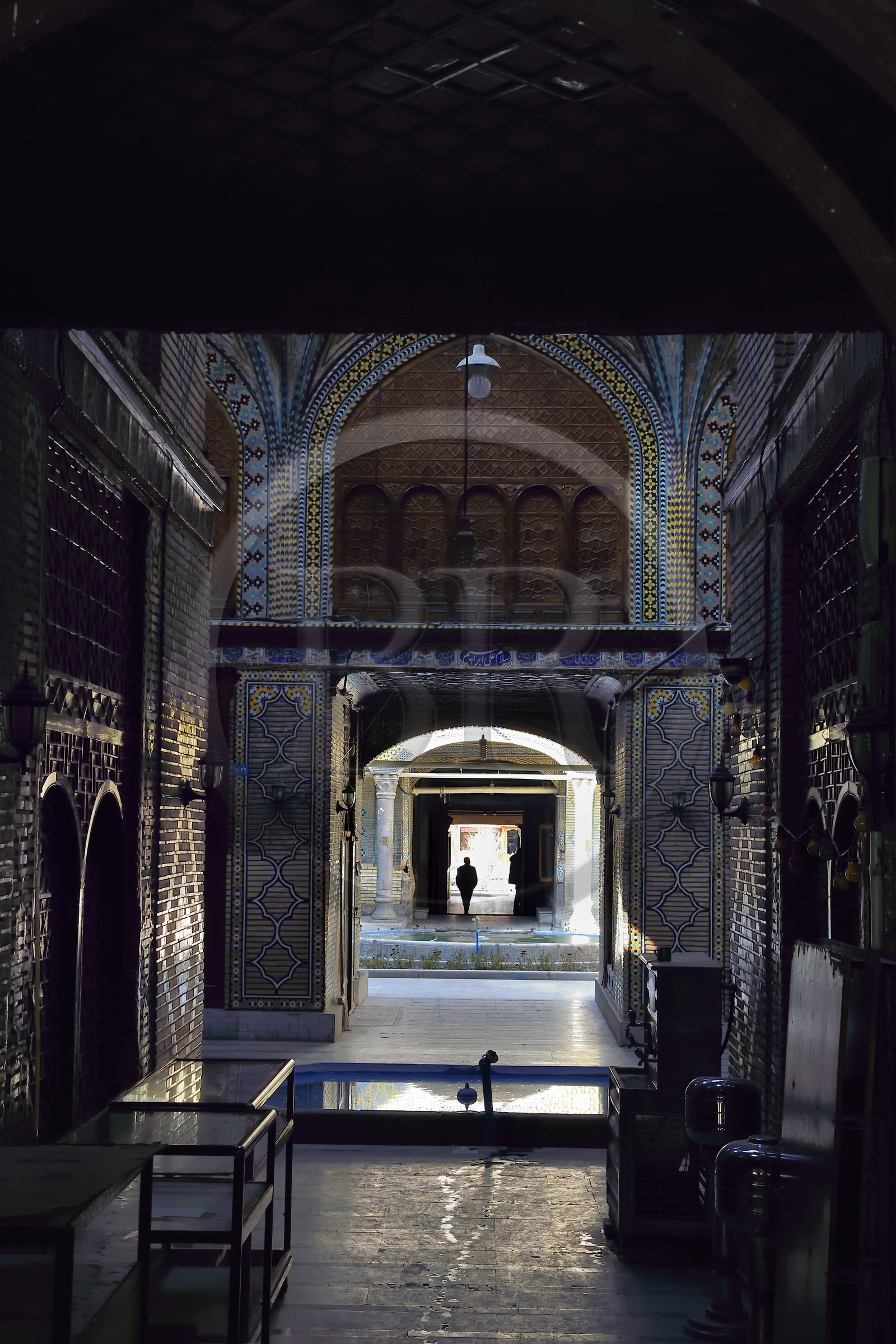 Iran, province d'Ispahan, Ispahan, Bazar-e Bozorg (Grand Bazar), immense bazar couvert qui remonte à près de 1300 ans Iran, province d'Ispahan, Ispahan, Bazar-e Bozorg (Grand Bazar), immense bazar couvert qui remonte à près de 1300 ans
