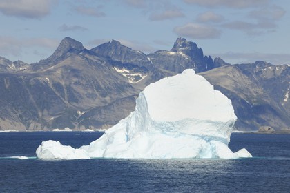 Greenland, Southern Region, iceberg off Farvel (Farewell) Cape