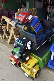 Nicaragua, Masaya, Catarina, jouets en bois