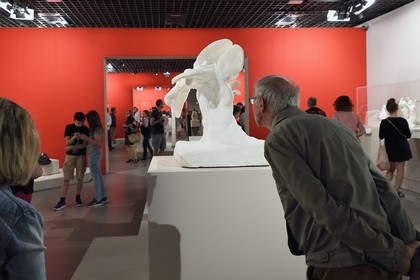France, Paris, Grand Palais museum, exhibition of the centenary (of the death) of Auguste Rodin