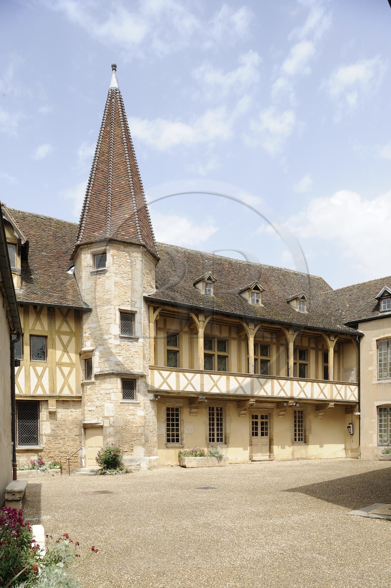 France, Côte-d'Or (21), Beaune, Hôtel des Ducs de Bourgogne et musée du vin