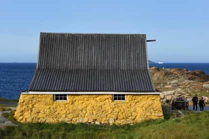 Groenland, cote ouest, baie de Baffin, Upernavik, l'ancien magasin construit en 1864 fait maintenant partie du musée