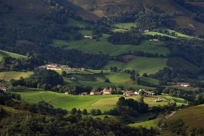 France, Pyrenees Atlantiques, Basque Country, Aldudes valley, Esnazu hamlet