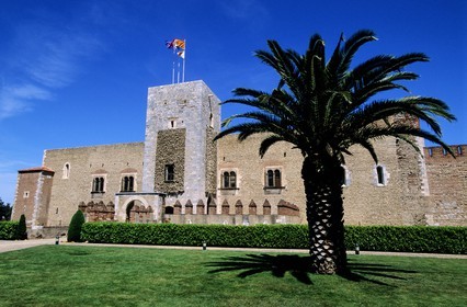 France, Pyrenees Orientales, Perpignan, Kings of Majorca's Palace built in the 13th century