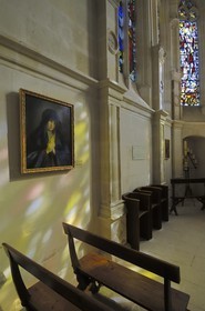 France, Indre et Loire, Chateau de Chenonceau of Renaissance style built between 1513 and 1522, the chapel