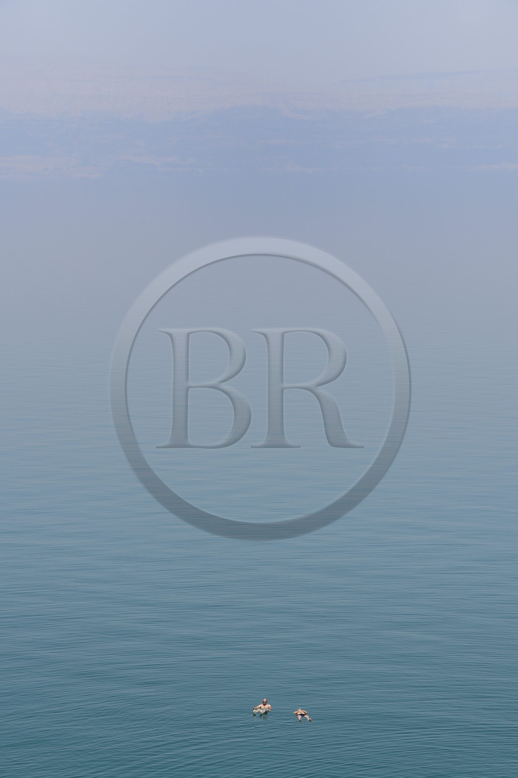 Israel, District sud,  plage de Ein Gedi sur la Mer Morte