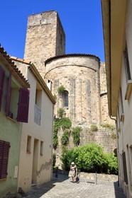 France, Var, Saint-Raphael, the sant rafeu church or St. Peter from Templars in the old town, today archeological museum