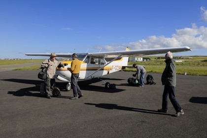 Royaume-Uni, Ecosse, Iles Orcades, Mainland, aéroport de Kirkwall