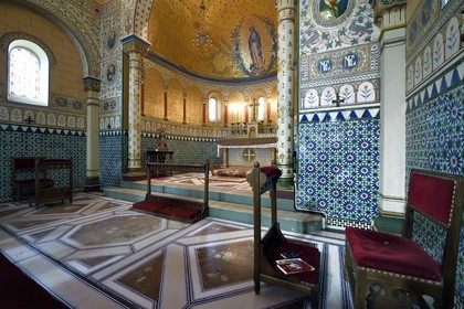 France, Pyrénées-Atlantiques (64), Pays-Basque, Biarritz, chapelle Impériale construite en 1864 par l'architecte Boeswillwald et dédiée à Notre-Dame-de-Guadalupe