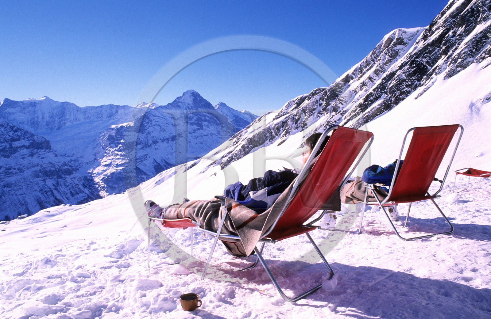 Suisse, région de Bern (Oberland Bernois), Grindelwald, au sommet du ìFirst (2501m)