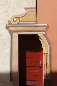 France, Haut-Rhin (68), Colmar, quartier de la Krutenau, anciennes maison de pêcheurs colorées rue de la Poissonnerie