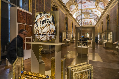 France, Paris (75), Bibliothèque Nationale de France (National Library of France), Richelieu site, the Mazarin gallery, the Great Cameo of France, Rome circa 23 (1st century)