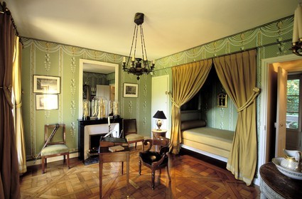 France, Hauts-de-Seine (92), Châtenay-Malabry, Vallée-aux-loups, maison de Châteaubriand, sa chambre