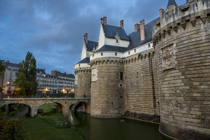 France, Loire Atlantique, Nantes, Bouffay district, the castle of the Dukes of Brittany