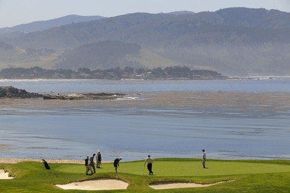 United States, California, 17 Mile Drive, golf of Pebble Beach