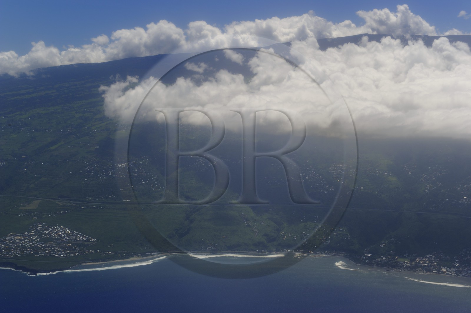 France, Ile de la Reunion, la cote ouest vers Saint Leu