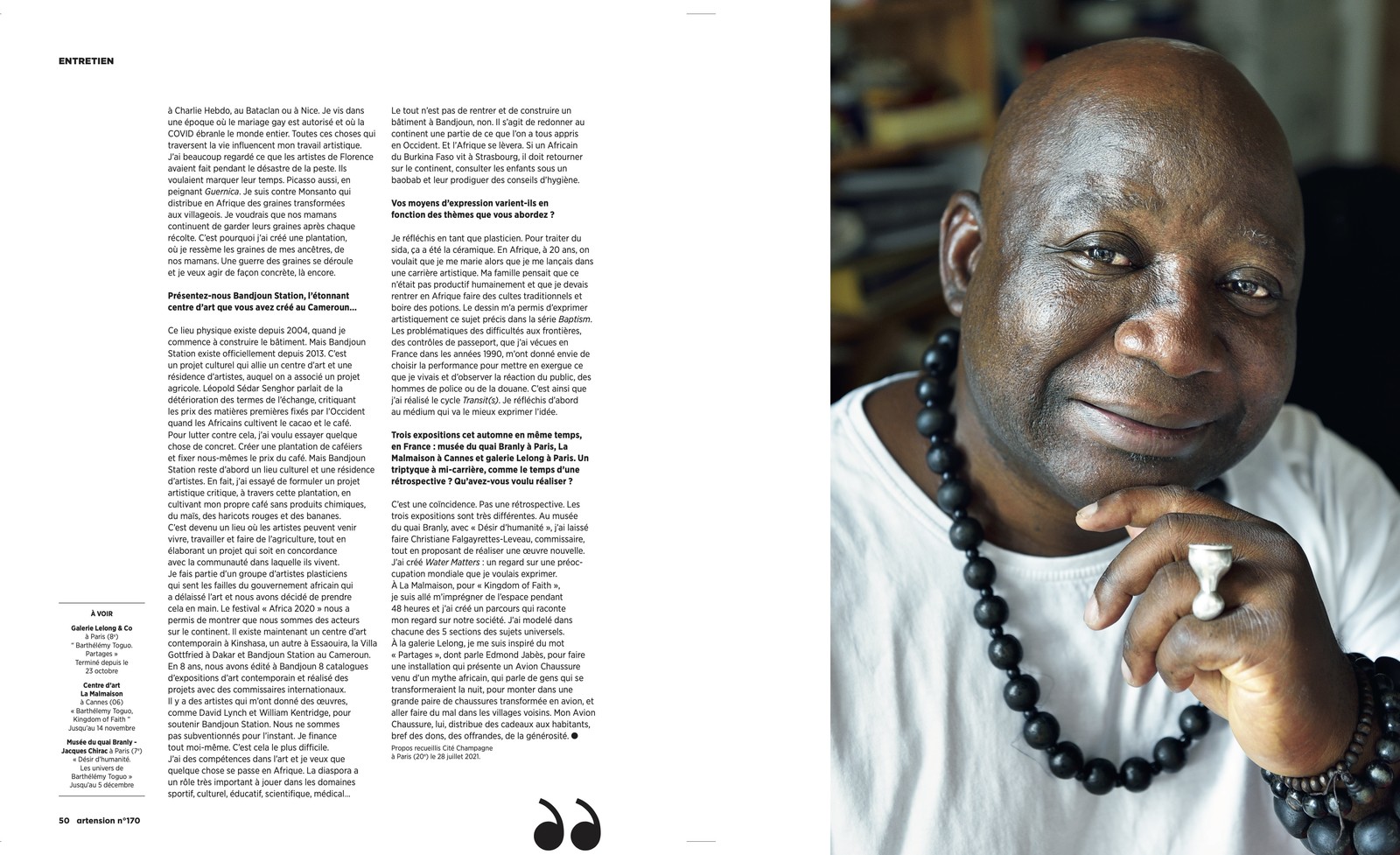 Artension n°170 Barthelemy Toguo C